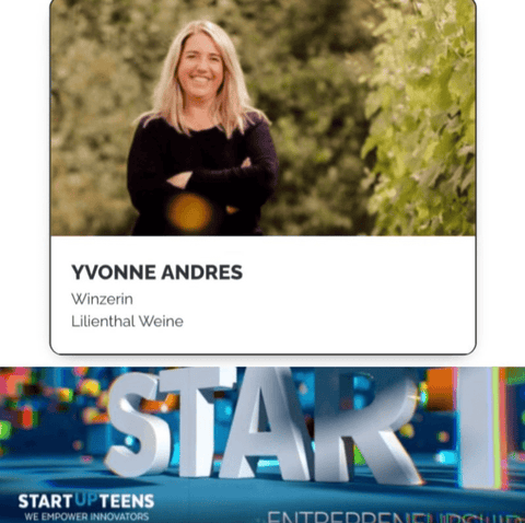 Ich bin Mentorin bei STARTUP TEENS - Lilienthal Weine