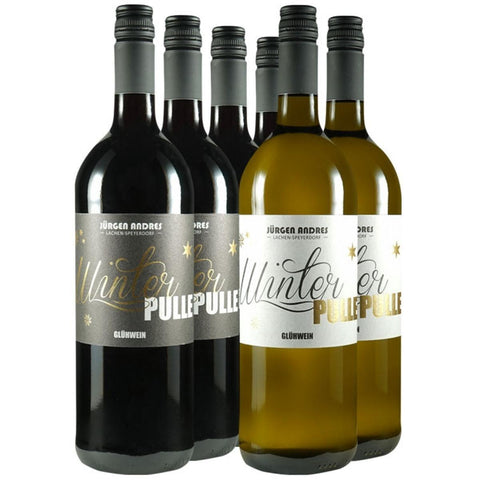 Winterpulle rot und weiß Paket andres vegan