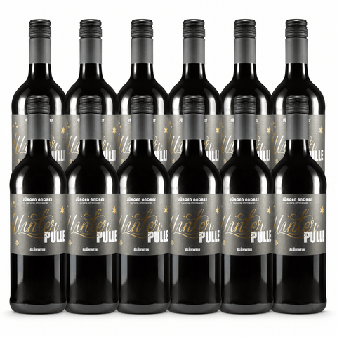 Glühwein Paket Rot 12×1L vom Winzer | WinterPulle - Lilienthal Weine