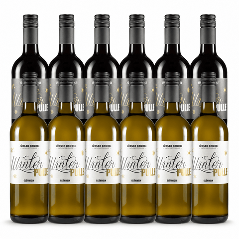 Glühwein Paket Rot & Weiß 12×1L | WinterPulle - Lilienthal Weine