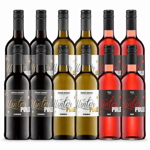 Glühwein Set Rot, Weiß & Rosé 12×1L | WinterPulle - Lilienthal Weine