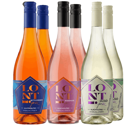 LONTI Alkoholfrei Probierpaket – 6er Bundle | Alle drei Spritz-Sorten entdecken - Lilienthal Weine