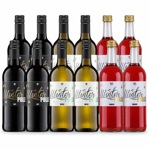 WinterPulle Rot, Weiß & Punsch alkoholfrei – 12er-Set - Lilienthal Weine